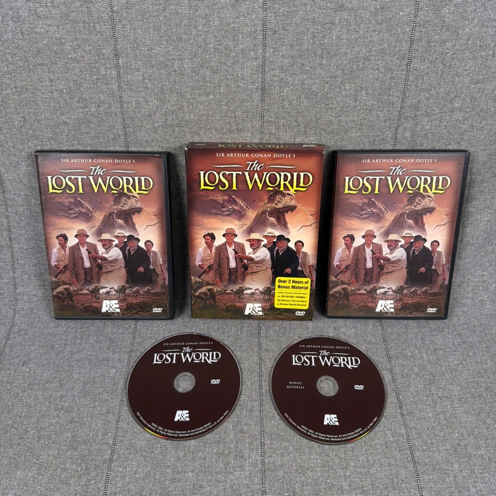 Sir Arthur Conan Doyle's The Lost World 2 Disc DVD Set A&E 2001